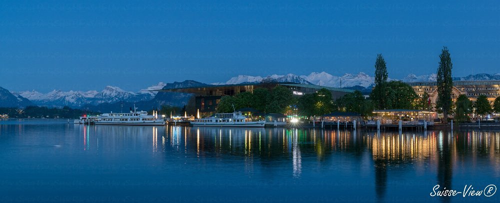 Nachtaufnahme Luzern als Beispielkanal
